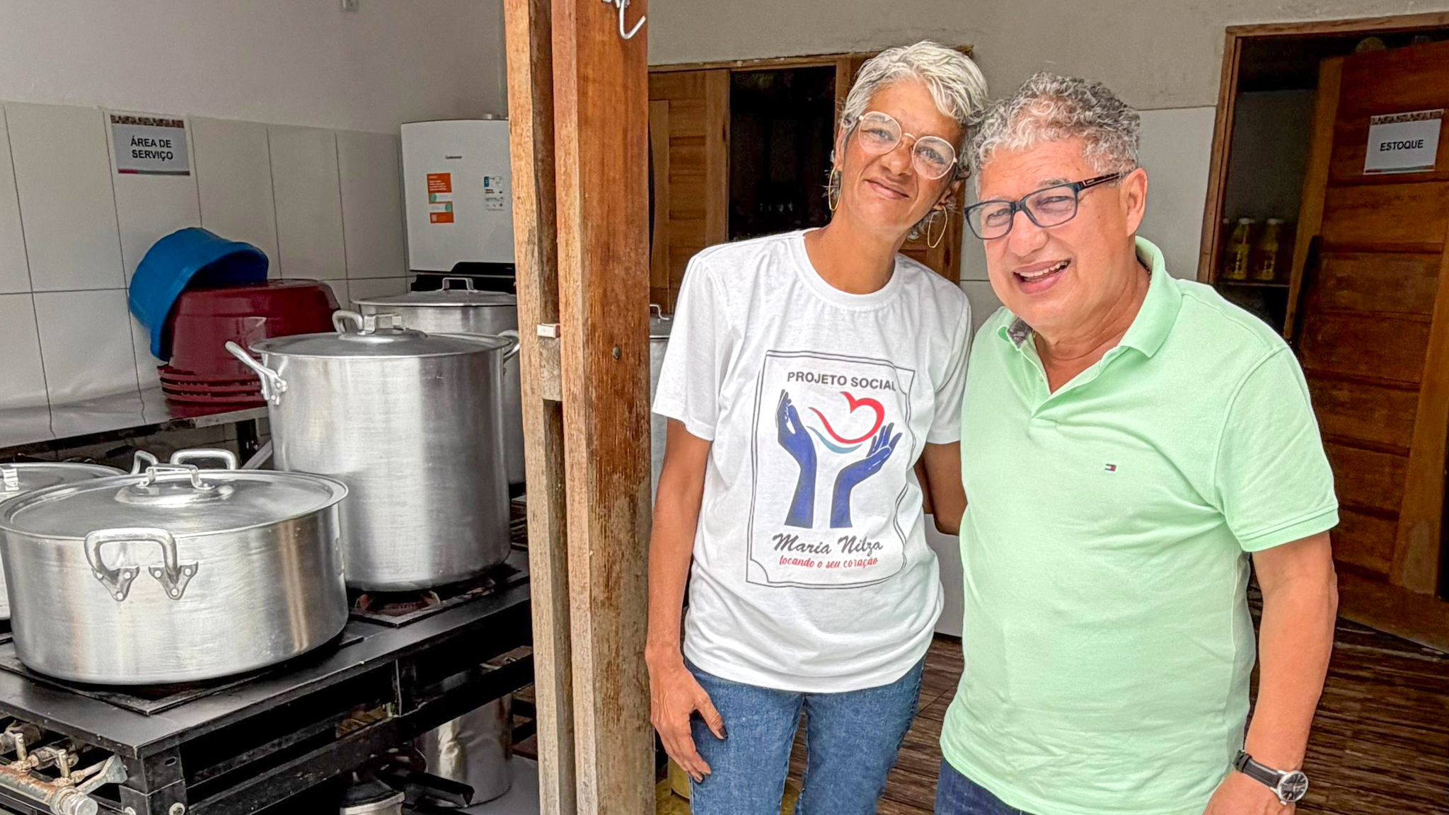 Imagem de Conquista: Rosemberg reforça parceria com Projeto Social Maria Nilza